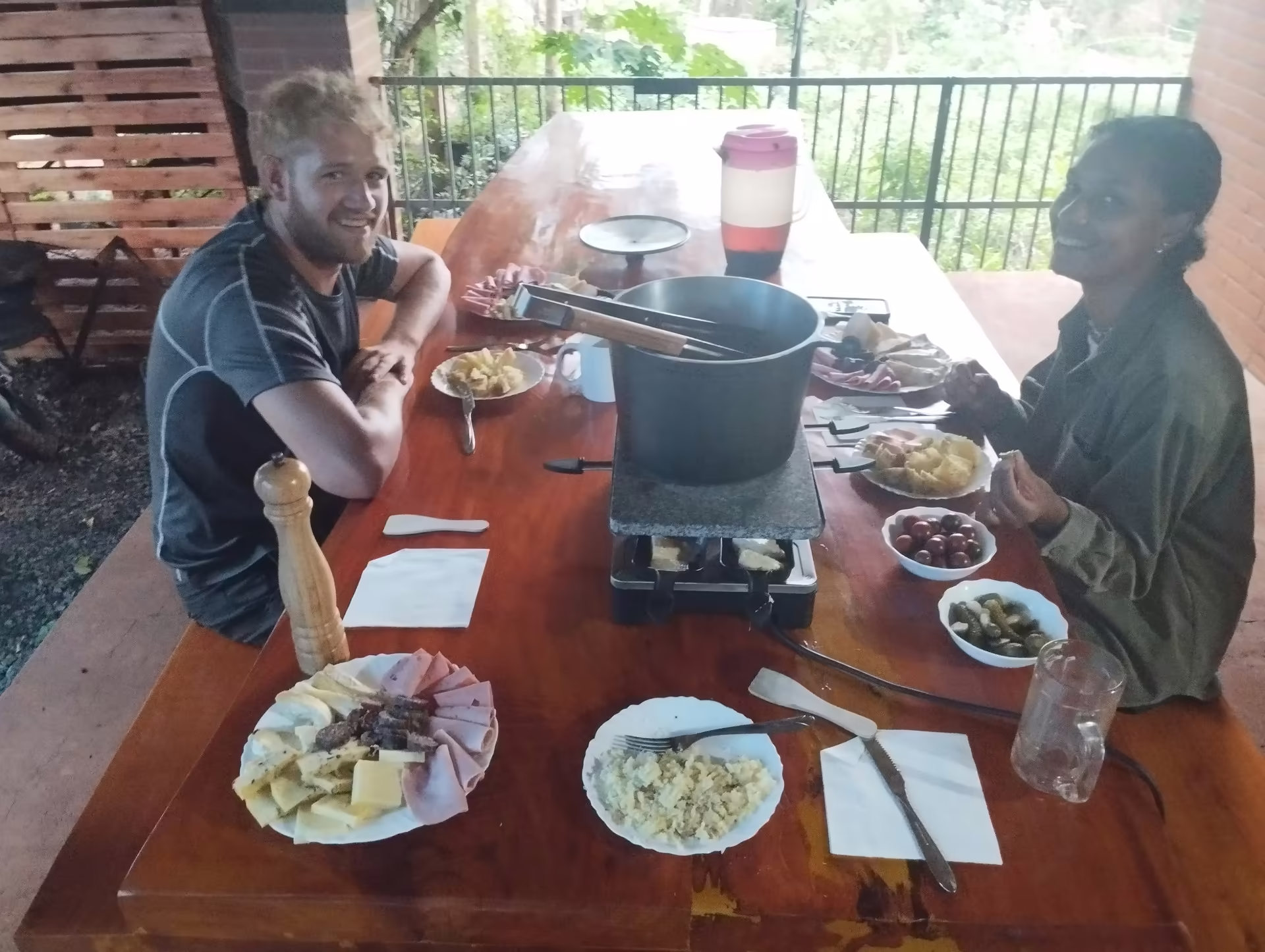 repas plein air terrasse